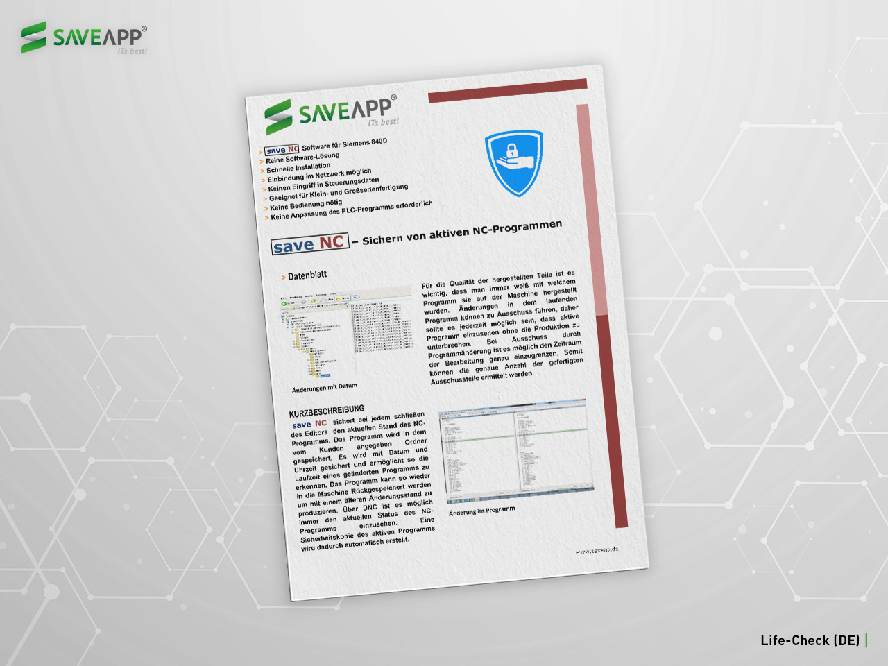 Save-NC Datenblatt download